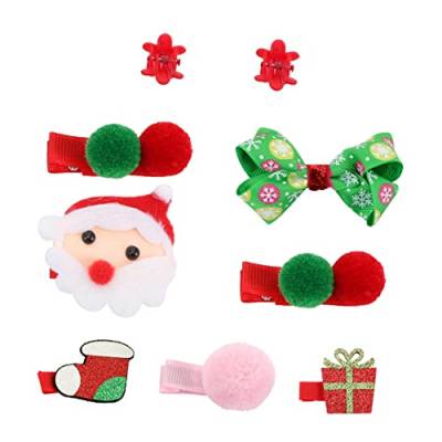 ABOOFAN 1 Weihnachtshaar-accessoires-set Haarspangen Für Kinder Kinderhaarspangen Für Mädchen Haarschmuck Für Kinder Weihnachtsbaum Socken Haarspange Tiara Kunststoff Niedlich Schmücken von ABOOFAN