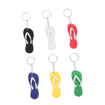 ABOOFAN 15St Schlüssel Karte übertragen Schlüsselanhänger für Autoschlüssel Schlüsselanhänger zum Aufhängen Pantoffel-Form-Anhänger kreativer Hausschuh-Anhänger Zwischenstock Hausschuhe von ABOOFAN
