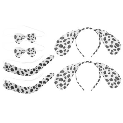ABOOFAN 4 Sätze Dalmatiner Stirnband Kuscheltier Ohr Partykleidung Stoff (polyester) Kind von ABOOFAN