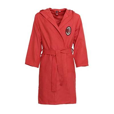 AC Milan Unisex M001 Bademantel aus Mikrofaser, rot, XL von AC Milan