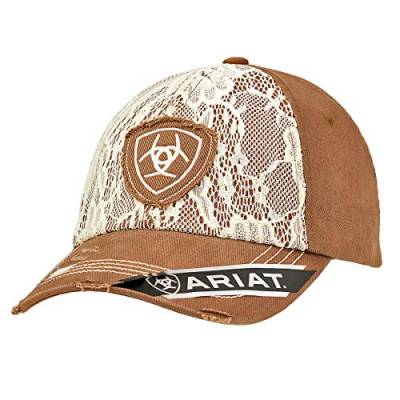 Ariat Accessories Women's Lace Logo Cap OS, Brown von ARIAT