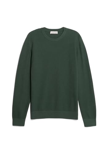 ARMEDANGELS GRAANOS - Herren XL Boreal Green Strick Pullover Rundhalsausschnitt Regular Fit von ARMEDANGELS