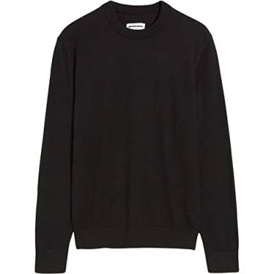 ARMEDANGELS MAARINOS - Herren L Black Strick Pullover Rundhalsausschnitt Regular Fit von ARMEDANGELS