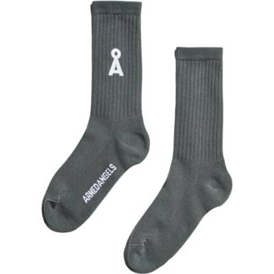 ARMEDANGELS SAAMUS BOLD - Damen 43-46 Space Steel Accessoires Socken Regular Fit von ARMEDANGELS