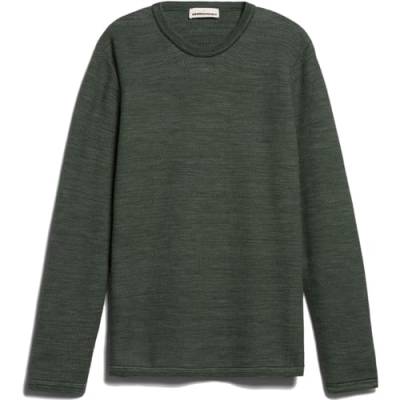 ARMEDANGELS TOLAA - Herren M Boreal Green - Green Spruce Strick Pullover Rundhalsausschnitt Regular Fit von ARMEDANGELS