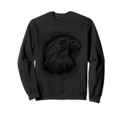 Adler Geschenk Adlerkopf Raubvogel Mädchen Jungs Sweatshirt von Adler Tshirt Kinder Damen Herren Eagle Geier Falke