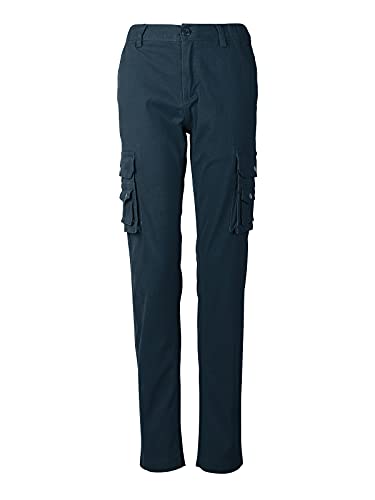 Cargohose Damen Strecken Arbeitshose Cargo Hose Damen y2k schlanke Passform Mehrere Taschen Navy US 10 - DE 38 von Aeslech