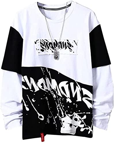 Agiyenna Herren Techwear Japanischer Harajuku Kapuzenpullover Hip Hop Streetwear Urban Hoodie von Agiyenna