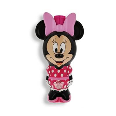 Minnie Mouse 2in1 Duschgel & Shampoo für Kinder mit milder Pflegeformel, 3D Figur Minnie Mouse (400 ml) von Air Val International