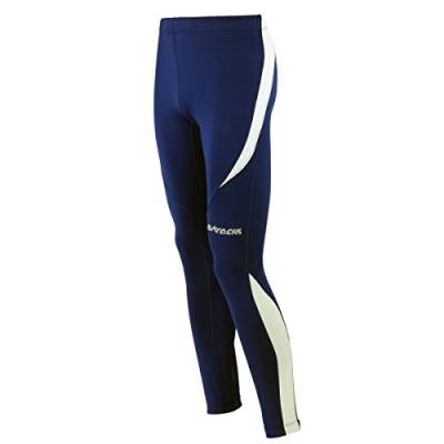 Airtracks Damen Laufhose Lang Pro Jogginghose Trainingshose Jogginghose Fitnesshose Leggings Fahrradhose - Navy-grau - S - Damen von Airtracks