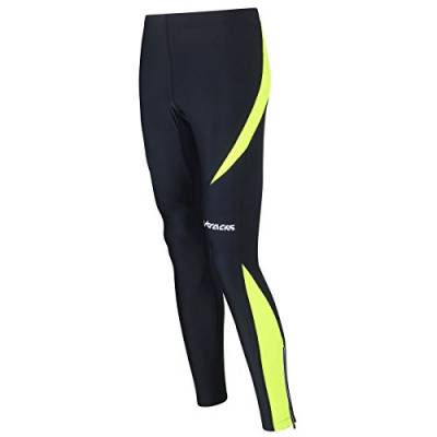 Airtracks Damen Laufhose Lang Pro Jogginghose Trainingshose Jogginghose Fitnesshose Leggings Fahrradhose - schwarz-neon - XXL - Damen von Airtracks