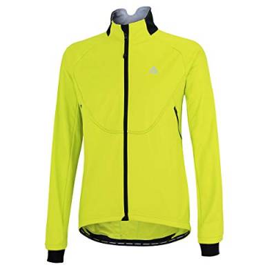 Airtracks Herren Winter Thermo Fahrradjacke Radjacke Softshelljacke Pro Line II Wasserdicht Winddicht - neon - XXXL von Airtracks