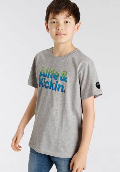 Alife & Kickin T-Shirt Logo-Print in melierter Qualität, NEUE MARKE! Alife&Kickin für Kids von Alife & Kickin