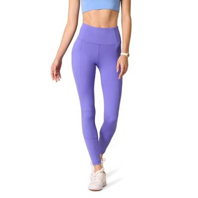 Amazon Essentials Damen Active Formende Leggings mit hohem Bund und Taschen in voller Länge (in Übergröße erhältlich), Purpur, 6XL Große Größen von Amazon Essentials