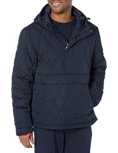 Amazon Essentials Herren Puffer-Anorak aus recyceltem Polyester, Marineblau, 3XL Große Größen von Amazon Essentials