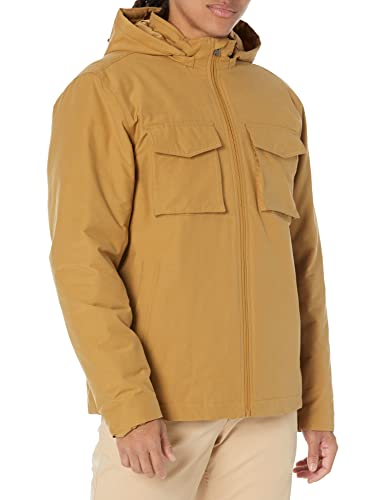 Amazon Essentials Herren Wasserabweisende, isolierte Regenjacke in normaler Passform (in großen Größen erhältlich) (zuvor Amazon Aware), Kamelbraun, XL Tall von Amazon Essentials