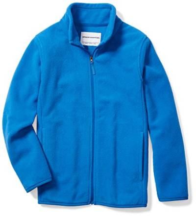 Amazon Essentials Jungen Polar-Fleecejacke mit durchgehendem Reißverschluss und Stehkragen, Blau, 5 Jahre von Amazon Essentials