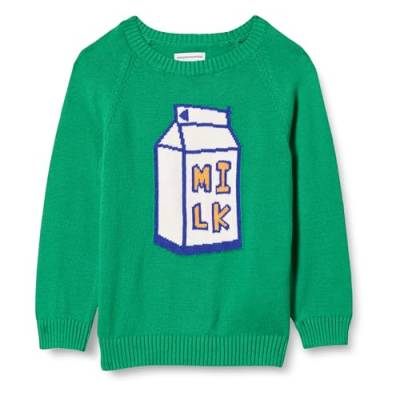 Amazon Essentials Jungen Pullover mit Rundhalsausschnitt, Grün Milk Carton, 11-12 Jahre von Amazon Essentials