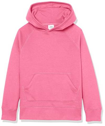 Amazon Essentials Mädchen Sweatshirtpullover mit Kapuze, Kräftiges Rosa, 11-12 Jahre von Amazon Essentials