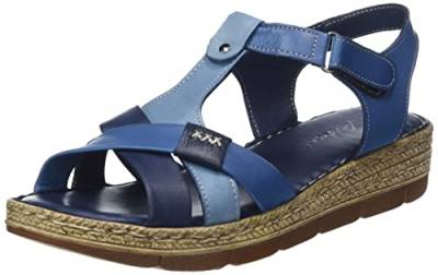 Andrea Conti Damen 1883604 Sandale, d.blau/Jeans/bleu, 40 EU von Andrea Conti