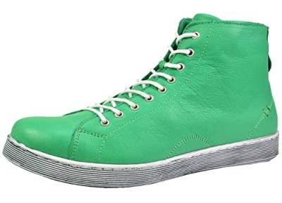 Andrea Conti Damen Schnürboot High Top Sneaker mit Zipper dynamisch 0341500, Größe:37 EU, Farbe:Mehrfarbig von Andrea Conti