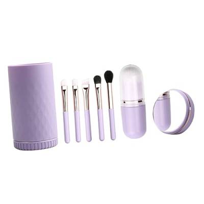 1 Satz Make-up-Pinsel-Set Mini Geschmeidiger Make-up-Pinsel Bürste Make-up Pinsel Schönheitszubehör Pinsel für Make-up Haupt Lidschatten Pinsel Kosmetik einstellen reisen wolle von Angoily