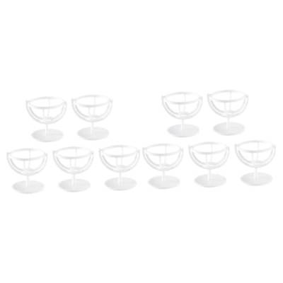 Angoily Ständer 10 Stk schminktisch zubehör schminktisch accessoires Powder puff holder Makeup sponge rack White powder puff stand Kürbis Make-up-Ei Wandbehang rotieren Regal Weiß von Angoily