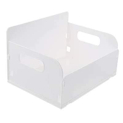 3Er-Box Hautpflege-Organizer aufbewahrungsdose storage boxes schminkaufbawahrung box schubladenschrank Snack Aufbewahrungskiste Container Veranstalter Büro Bücher das Haustier Weiß von Angoily