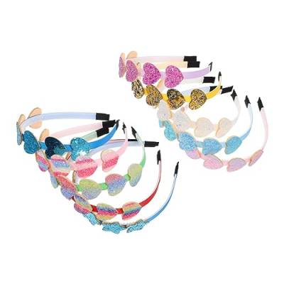 Angoily 20 Stk liebe Stirnband kinder haarschmuck fasching haarreif kindergeburtstags mitgebsel hair accessories for girls Stirnbänder Elastizität schmücken Dekorationen Fräulein Stoff von Angoily