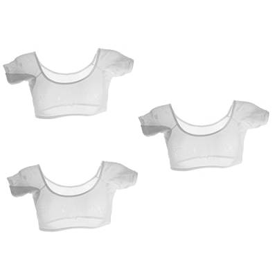 Angoily 3St Mesh-Sweatshirt Unterwäsche für den Mann Achselschweißfest Damenhemden Tanktops für Damen waschbare Achselschweißweste Unterarm-Schweißweste Auslaufsicher Unterhemd Damen-Set von Angoily