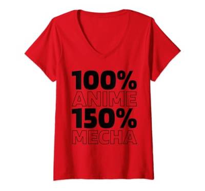Damen Anime Cosplay Kawaii Otaku Zeichentrickfilm - Manga T-Shirt mit V-Ausschnitt von Anime Geschenke & Ideen