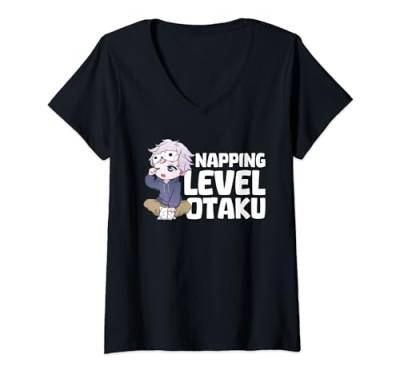 Damen Anime Kawaii Otaku - Cosplay Zeichentrickfilm Manga T-Shirt mit V-Ausschnitt von Anime Geschenke & Ideen