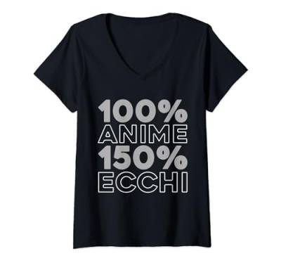 Damen Anime Zeichentrickfilm Cosplay Otaku - Kawaii Manga T-Shirt mit V-Ausschnitt von Anime Geschenke & Ideen