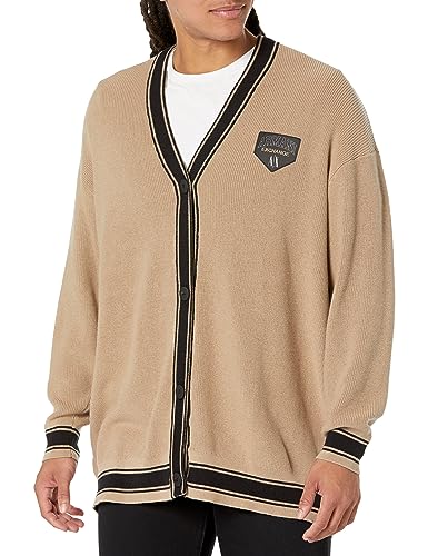 A|X ARMANI EXCHANGE Damen Collegiate Capsule Oversized Knit Cardigan, Bühne, X-Groß von Emporio Armani