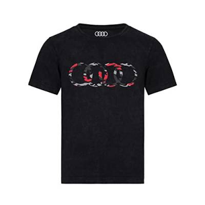 Audi Collection Unisex Kids Audi Jungen Kinder T-Shirt, Blau, 122-128 von Audi Collection