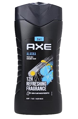 3er Pack - Axe Men Duschgel 3in1 - Alaska Ocean Air & Bergamot Scent - 250ml von Axe