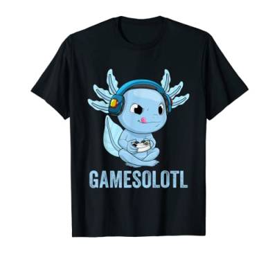 Axolotl Gamer Kawaii Zocker Anime Bekleidung Für Jungen T-Shirt von Axolotl Gamer Retro Gaming Kleidung