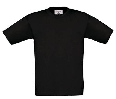 B&C: Kids` T-Shirt Exact 190 Kids TK301, Größe:12/14 (152/164);Farbe:Black von B&C