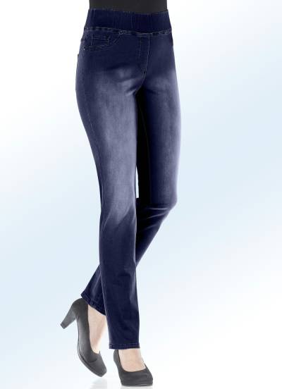 Figurformende Jeans, Dunkelblau, Größe 18 von COSMA