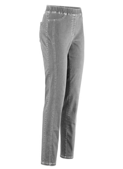 Jeans in komfortabler Schlupfform, Grau, Größe 46 von COSMA
