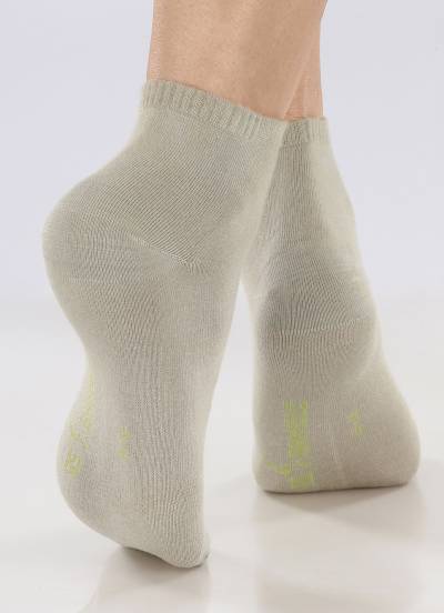 Sechserpack Socken mit Softrand, 3X Beige, 3X Weiss, Größe 3 (Schuhgr. 43-46) von BADER
