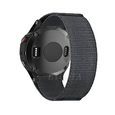 BANDKIT Uhrenarmband für Garmin Enduro Fenix 6X 6 Pro 5X 5 Plus 3HR Descent MK2i Fenix 7 7X Smart-Armband mit Haken und Optik Nylon-Gürtel, 22mm Fenix 5 5Plus, Achat von BANDKIT