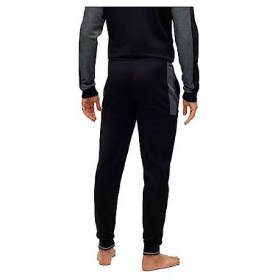 BOSS Herren Jogginghose Trainingshose Homewear Loungewear Tracksuit Pants, Farbe:Schwarz, Größe:L, Artikel:-001 Black von BOSS