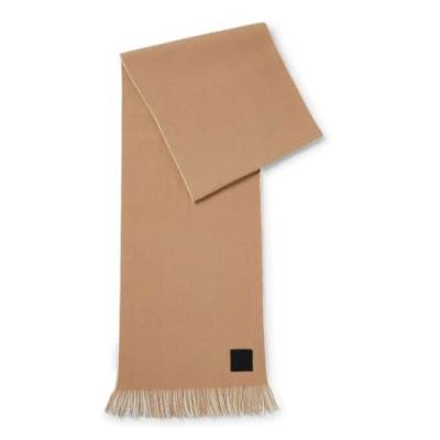 BOSS Herren Mattias Scarf, Medium Beige260, ONESIZEZE von BOSS