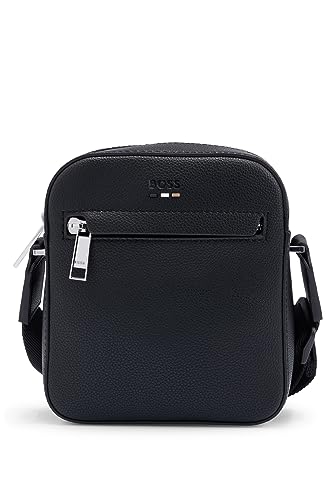 BOSS Herren Umhängetasche Schultertasche Reportertasche Crossbag Ray NS zip, Farbe:Schwarz, Artikel:-001 black von BOSS