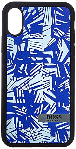BOSS Herren pcover_Palm Phone Case, Medium Blue428, XS von BOSS