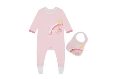 BOSS Neugeborenen-Geschenkset BOSS Baby Strampler Set in Geschenkbox rosa von BOSS