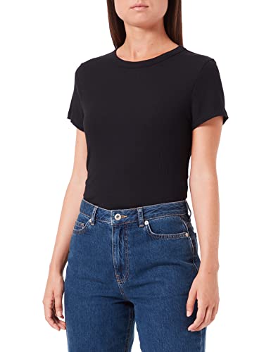 BOSS Women's Ecoya T-Shirt, Black, L von BOSS