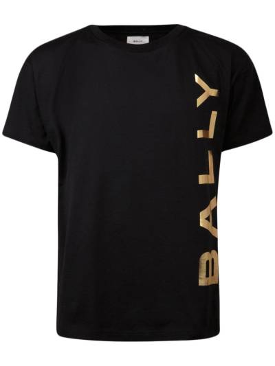 Bally T-Shirt aus Bio-Baumwolle mit Logo-Print - Schwarz von Bally