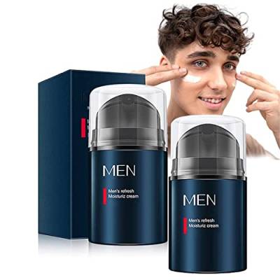 AgeDefy Men's All-In-One Face Cream, Herren All-in-One Gesichtscreme, Gesichtsfeuchtigkeitscreme, Hautstraffung, Anti Alterungs Creme (2pcs) von Bamideo